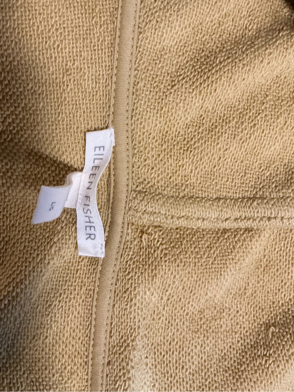 Eileen Fisher Tan Teddy Jacket